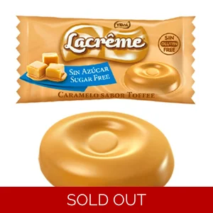 Vidal Sugar Free Toffee Lacreme - Boiled Sweets